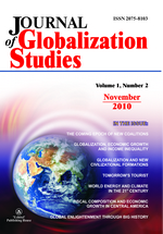 Журнал глобализационных исследований. Международный журнал на английском языке. "Journal of Globalization Studies" Volume 1, Number 2, 2010