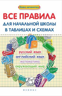 Все правила для начальной школы в таблицах и схемах. Русский язык, английский язык, математика, окружающий мир