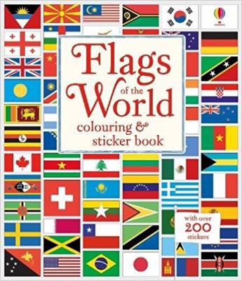 Flags of the World colouring and sticker book