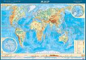 Физическая карта мира (1:28 500 000)