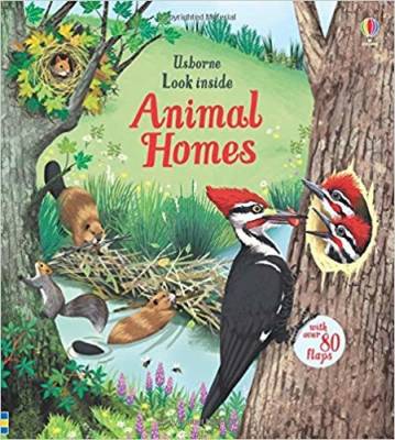 Look Inside Animal Homes. Board Book
