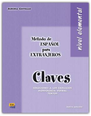Método de español para extranjeros. Nivel Elemental. Libro De Claves