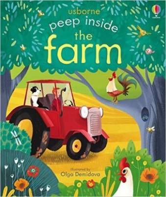 Usborne Peep Inside Farm. Board Book