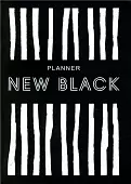 Планер New Black. Дизайн 5, полудатированный, 48 листов