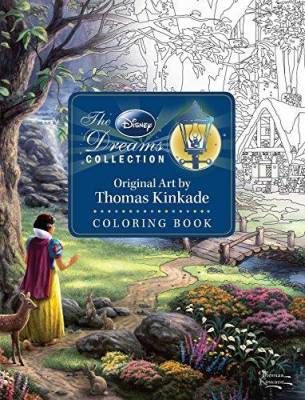 Disney Dreams Collection Original Art By Thomas Kinkade Coloring Book