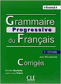 Grammaire Progressive du Francais - Nouvelle Edition: Corriges Avance