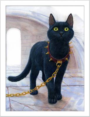 Постер в раме "Волшебный кот"